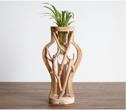 iOrgani Handwork Wooden Vase
